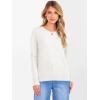 imageANRABESS Womens 100 Wool Sweaters Cashmere Crewneck Long Sleeve Work Business Casual Basic Sweater Tops 2025 Fall OutfitsBeige