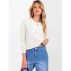 imageANRABESS Womens 100 Wool Sweaters Cashmere Crewneck Long Sleeve Work Business Casual Basic Sweater Tops 2025 Fall OutfitsBeige