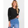 imageANRABESS Womens 100 Wool Sweaters Cashmere Crewneck Long Sleeve Work Business Casual Basic Sweater Tops 2025 Fall OutfitsBlack