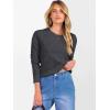 imageANRABESS Womens 100 Wool Sweaters Cashmere Crewneck Long Sleeve Work Business Casual Basic Sweater Tops 2025 Fall OutfitsDark Gray