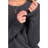 imageANRABESS Womens 100 Wool Sweaters Cashmere Crewneck Long Sleeve Work Business Casual Basic Sweater Tops 2025 Fall OutfitsDark Gray