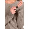imageANRABESS Womens 100 Wool Sweaters Cashmere Crewneck Long Sleeve Work Business Casual Basic Sweater Tops 2025 Fall OutfitsKhaki