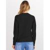 imageANRABESS Womens 2025 Fall Crewneck Long Sleeve Sweaters TopBlack