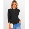 imageANRABESS Womens 2025 Fall Crewneck Long Sleeve Sweaters TopBlack