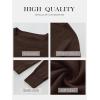 imageANRABESS Womens 2025 Fall Crewneck Long Sleeve Sweaters TopDeep Taupe