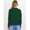 imageANRABESS Womens 2025 Fall Crewneck Long Sleeve Sweaters TopGreen