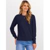 imageANRABESS Womens 2025 Fall Crewneck Long Sleeve Sweaters TopNavy Blue