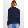 imageANRABESS Womens 2025 Fall Crewneck Long Sleeve Sweaters TopNavy Blue