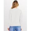 imageANRABESS Womens 2025 Fall Crewneck Long Sleeve Sweaters TopWhite