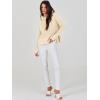 imageANRABESS Womens 2025 Fall Waffle Sweaters Long Sleeve Thumbhole Casual Knitted Side Zipper Pullover Sweaters TopBeige