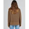 imageANRABESS Womens 2025 Fall Waffle Sweaters Long Sleeve Thumbhole Casual Knitted Side Zipper Pullover Sweaters TopCoffee
