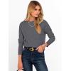 imageANRABESS Womens Long Sleeve Boat Neck Casual Soft Lightweight Basic Pullover Sweater Top 2025 Fall Shirt Work Travel OutfitsDark Grey