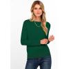 imageANRABESS Womens Long Sleeve Boat Neck Casual Soft Lightweight Basic Pullover Sweater Top 2025 Fall Shirt Work Travel OutfitsForest Green