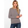 imageANRABESS Womens Long Sleeve Boat Neck Casual Soft Lightweight Basic Pullover Sweater Top 2025 Fall Shirt Work Travel OutfitsGrey Khaki