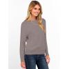 imageANRABESS Womens Long Sleeve Boat Neck Casual Soft Lightweight Basic Pullover Sweater Top 2025 Fall Shirt Work Travel OutfitsGrey Khaki