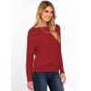 imageANRABESS Womens Long Sleeve Boat Neck Casual Soft Lightweight Basic Pullover Sweater Top 2025 Fall Shirt Work Travel OutfitsRed