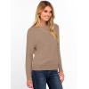 imageANRABESS Womens Long Sleeve Boat Neck Casual Soft Lightweight Basic Pullover Sweater Top 2025 Fall Shirt Work Travel OutfitsTan