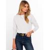 imageANRABESS Womens Long Sleeve Boat Neck Casual Soft Lightweight Basic Pullover Sweater Top 2025 Fall Shirt Work Travel OutfitsWhite