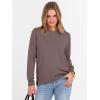 imageANRABESS Womens Long Sleeve Crewneck Casual Loose Side Button Knit Sweaters 2025 Trendy Fall Pullover Tops OutfitsBrown