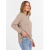 imageANRABESS Womens Long Sleeve Crewneck Casual Loose Side Button Knit Sweaters 2025 Trendy Fall Pullover Tops OutfitsKhaki