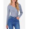 imageANRABESS Womens Long Sleeve Shirts V Neck Ribbed Knit Slim Fit Lightweight Sweater 2025 Fall Dressy Casual Travel Work TopsBlue