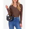 imageANRABESS Womens Long Sleeve Shirts V Neck Ribbed Knit Slim Fit Lightweight Sweater 2025 Fall Dressy Casual Travel Work TopsBrown
