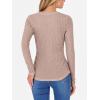 imageANRABESS Womens Long Sleeve Shirts V Neck Ribbed Knit Slim Fit Lightweight Sweater 2025 Fall Dressy Casual Travel Work TopsTan