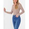 imageANRABESS Womens Long Sleeve Shirts V Neck Ribbed Knit Slim Fit Lightweight Sweater 2025 Fall Dressy Casual Travel Work TopsTan
