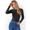 imageANRABESS Womens Long Sleeve Slim Fit Crewneck Lightweight Sweaters 2025 Fall Winter Basic Fitted Rib Knit Pullover TopsBlack
