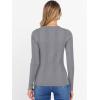 imageANRABESS Womens Long Sleeve Slim Fit Crewneck Lightweight Sweaters 2025 Fall Winter Basic Fitted Rib Knit Pullover TopsDark Gray