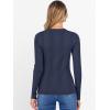 imageANRABESS Womens Long Sleeve Slim Fit Crewneck Lightweight Sweaters 2025 Fall Winter Basic Fitted Rib Knit Pullover TopsNavy Blue