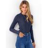 imageANRABESS Womens Long Sleeve Slim Fit Crewneck Lightweight Sweaters 2025 Fall Winter Basic Fitted Rib Knit Pullover TopsNavy Blue