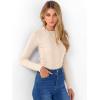 imageANRABESS Womens Long Sleeve Slim Fit Crewneck Lightweight Sweaters 2025 Fall Winter Basic Fitted Rib Knit Pullover TopsParchment