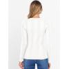 imageANRABESS Womens Long Sleeve Slim Fit Crewneck Lightweight Sweaters 2025 Fall Winter Basic Fitted Rib Knit Pullover TopsWhite