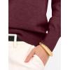 imageANRABESS Womens Long Sleeve V Neck Sweaters 2025 Fall Casual Classic Soft Loose Fit Basic Pullover Jumper TopDark Red