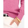 imageANRABESS Womens Long Sleeve V Neck Sweaters 2025 Fall Casual Classic Soft Loose Fit Basic Pullover Jumper TopHot Pink