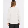 imageANRABESS Womens Long Sleeve V Neck Sweaters 2025 Fall Casual Classic Soft Loose Fit Basic Pullover Jumper TopWhite