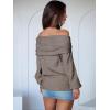 imageANRABESS Womens Off The Shoulder Sweater Long Sleeve Casual Loose 2025 Fall Pullover Sweaters TopsCamel
