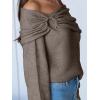 imageANRABESS Womens Off The Shoulder Sweater Long Sleeve Casual Loose 2025 Fall Pullover Sweaters TopsCamel