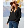 imageANRABESS Womens Oversized Batwing Long Sleeve Ribbed Knit Sweaters 2025 Fall OutfitsBlack