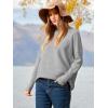 imageANRABESS Womens Oversized Batwing Long Sleeve Ribbed Knit Sweaters 2025 Fall OutfitsGray