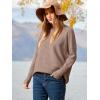 imageANRABESS Womens Oversized Batwing Long Sleeve Ribbed Knit Sweaters 2025 Fall OutfitsKhaki