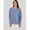 imageANRABESS Womens Oversized Batwing Long Sleeve Ribbed Knit Sweaters 2025 Fall OutfitsSmoky Blue