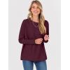 imageANRABESS Womens Oversized Batwing Sleeve Sweaters Crewneck Casual Fall Knit Loose Pullover Tops 2025 Work Winter OutfitsDark Red