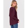 imageANRABESS Womens Oversized Batwing Sleeve Sweaters Crewneck Casual Fall Knit Loose Pullover Tops 2025 Work Winter OutfitsDark Red