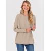 imageANRABESS Womens Oversized Batwing Sleeve Sweaters Crewneck Casual Fall Knit Loose Pullover Tops 2025 Work Winter OutfitsTan