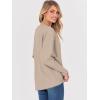 imageANRABESS Womens Oversized Batwing Sleeve Sweaters Crewneck Casual Fall Knit Loose Pullover Tops 2025 Work Winter OutfitsTan