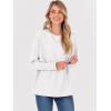 imageANRABESS Womens Oversized Batwing Sleeve Sweaters Crewneck Casual Fall Knit Loose Pullover Tops 2025 Work Winter OutfitsWhite