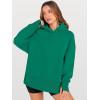 imageANRABESS Womens Oversized Hoodies Long Sleeve Fleece Side Slit Hooded Sweatshirts Pullover 2025 Fall Outfits Y2K ClothesGreen