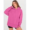 imageANRABESS Womens Oversized Hoodies Long Sleeve Fleece Side Slit Hooded Sweatshirts Pullover 2025 Fall Outfits Y2K ClothesHot Pink
